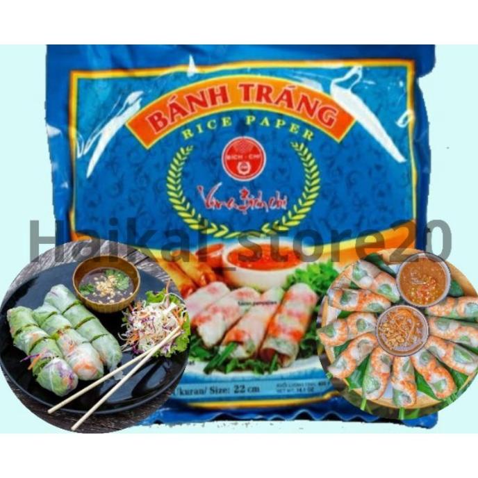 

(0_0) Rice Paper Banh Trang 22 CM kulit lumpia Original Vietnam ("_")