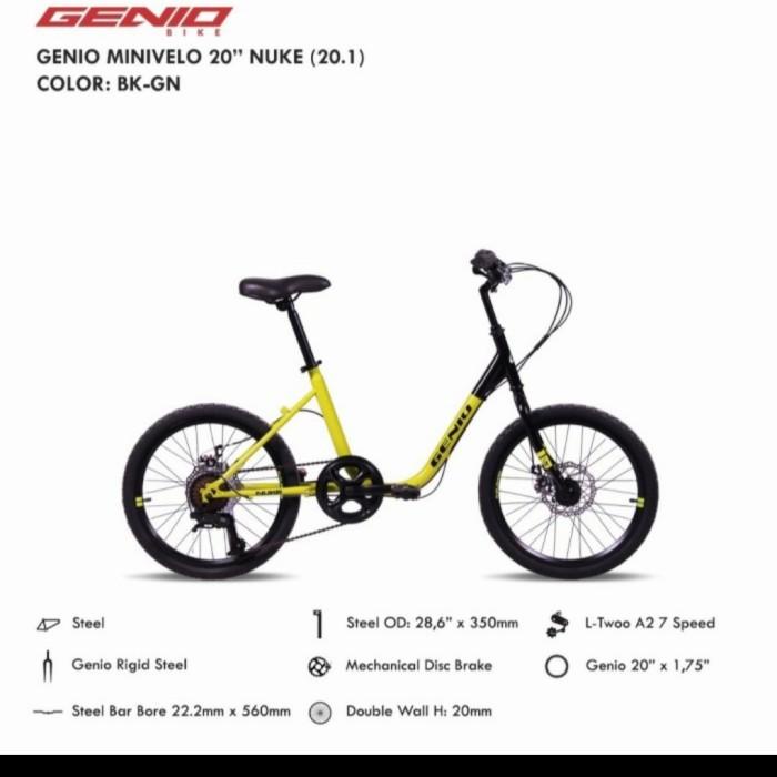 Terlaris Sepeda Minion 20 Genio Minivelo Nuke
