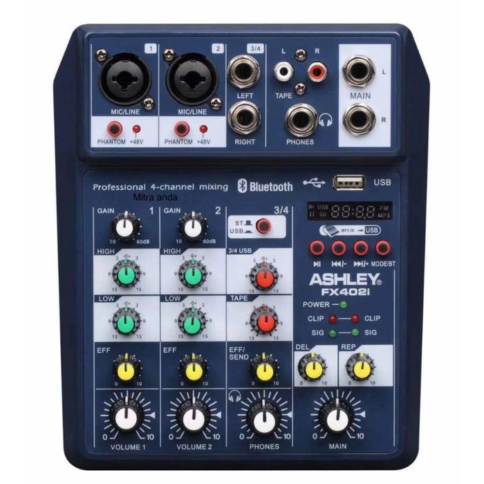 Terlaris Mixer Audio Ashley Fx 402I / Fx402I Mini Mixer