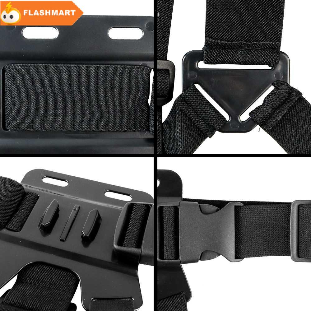 FLASHMART SnowHu Chest Harness Belt Strap with Head Belt for GoPro Xiaomi - GP59