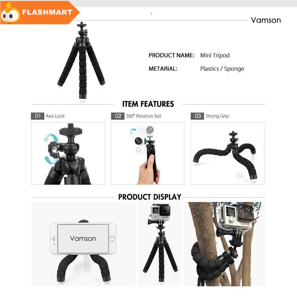 FLASHMART Vamson Aksesoris Kamera Aksi Full Set GoPro Xiaomi Yi - VS84