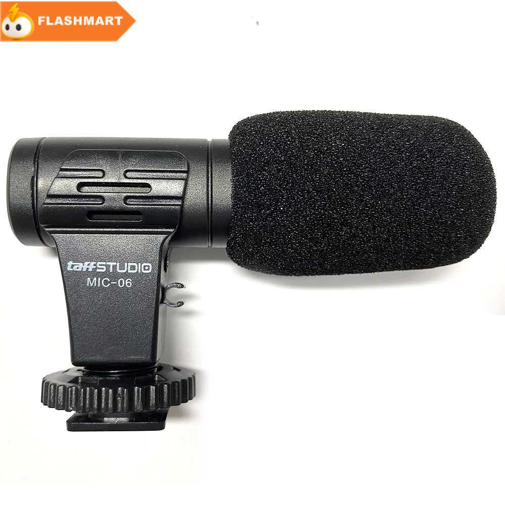 FLASHMART TaffSTUDIO Camera DSLR Shotgun Microphone 3.5mm - MIC-06