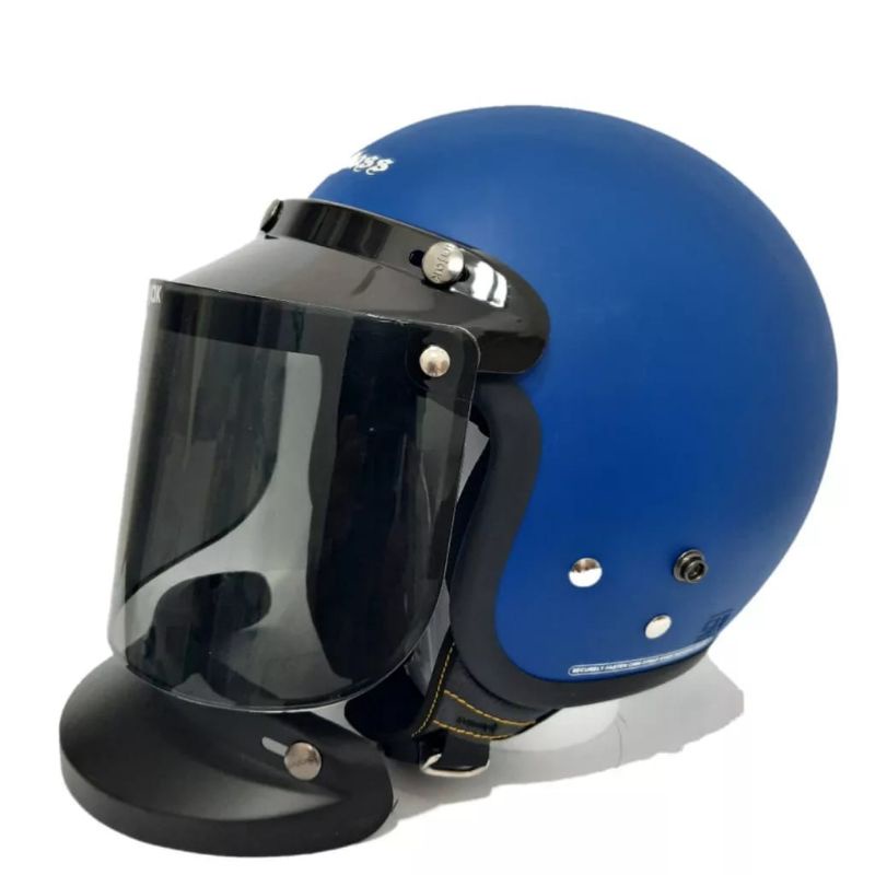 HELM CARGLOSS ORIGINAL CFM POLICE BLUE DOFF