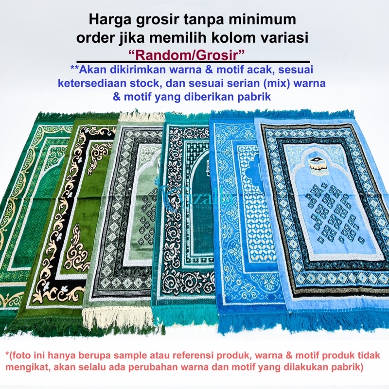 Sajadah Gokkusagi Midi/ 105*50 Sajadah Spiegel/ Grosir Sajadah