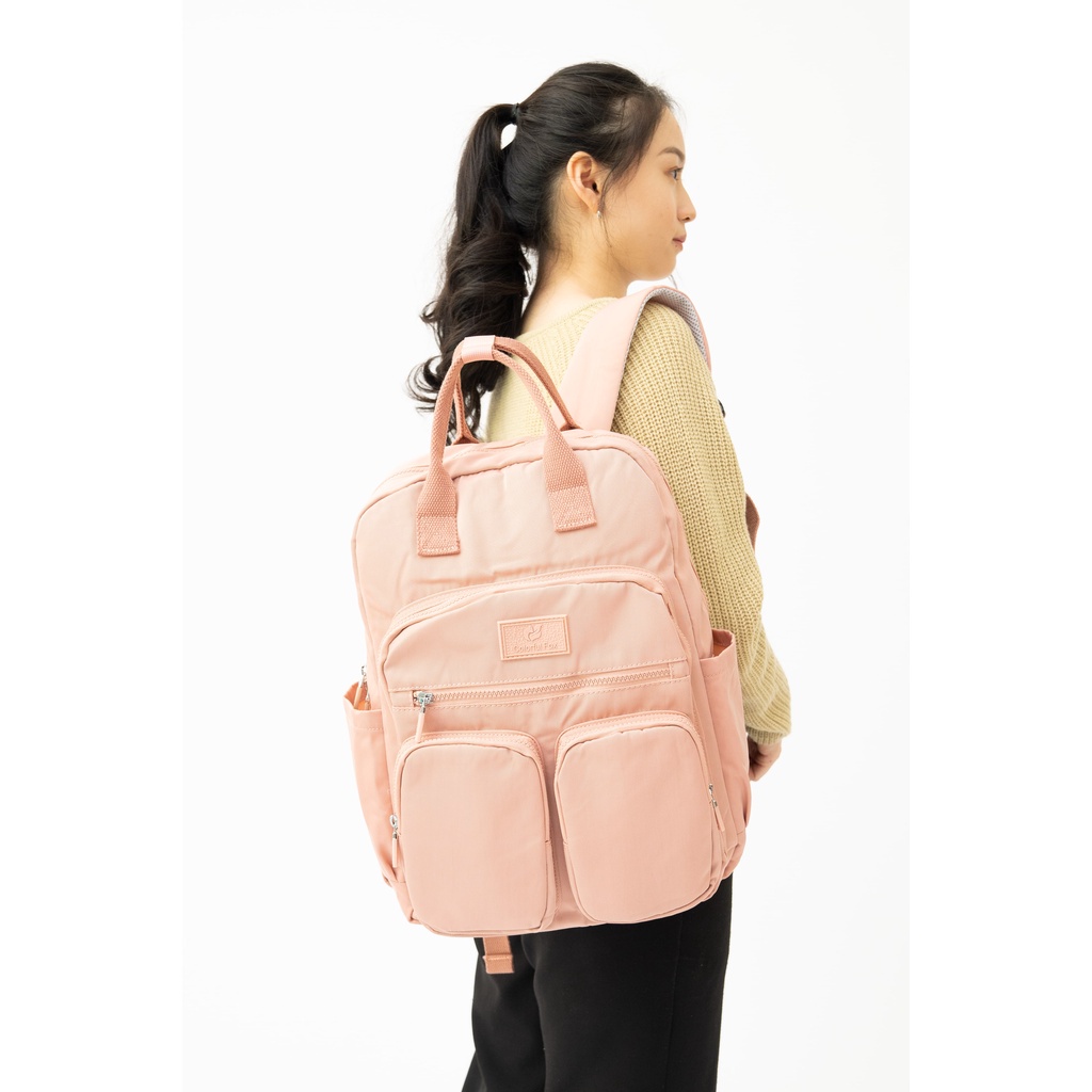 Tas ransel COLORFUL CAT 8804 Original Import nilon waterproof  ransel laptop 15in