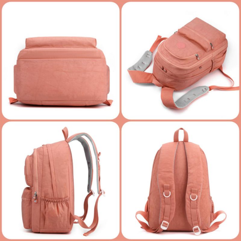 Ocean Sky - Tas ransel wanita BOBO 6025 muat laptop 18in Bahan polyester anti air