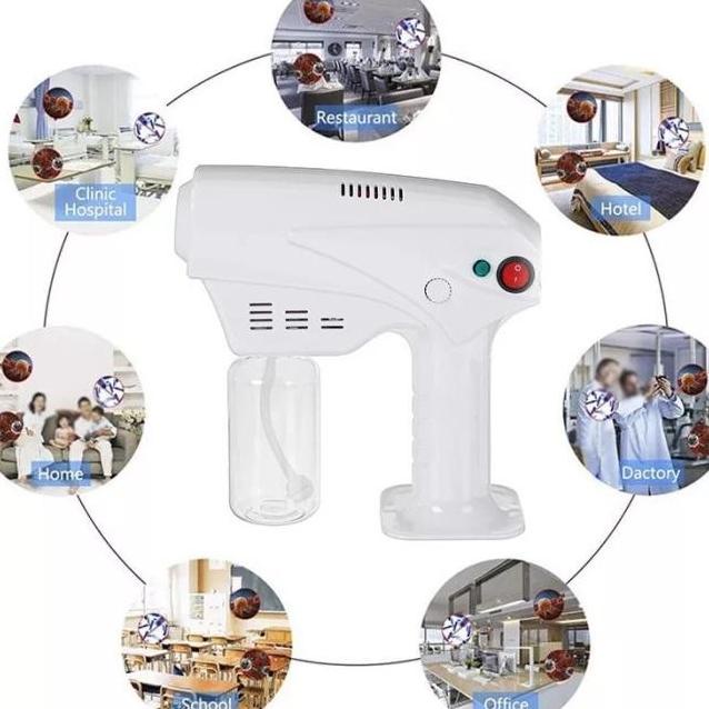 New Mesin Fogging Desinfektan Uap Listrik Mini Bluray Anion Spraygun