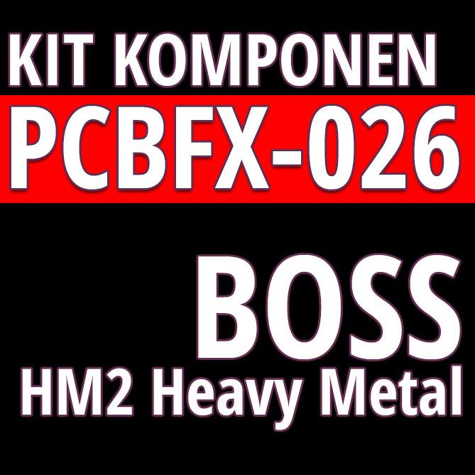 Kit Komponen T-Audio PCBFX-026 HM2 Efek Gitar Pedal Distorsi Kualitas Baik