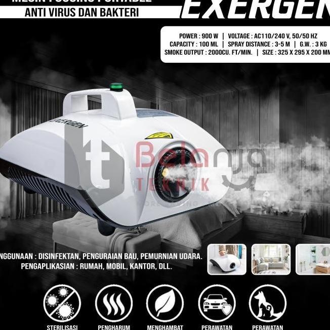 Ready Exergen Cold Fogging Uap Machine Mesin Fogger Pengasapan Xg900