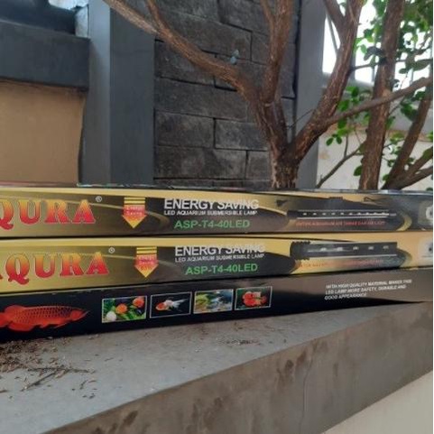 yang dicari] LAMPU AQURA ASP T4-40 LED/ lampu celup aquarium LED40cm