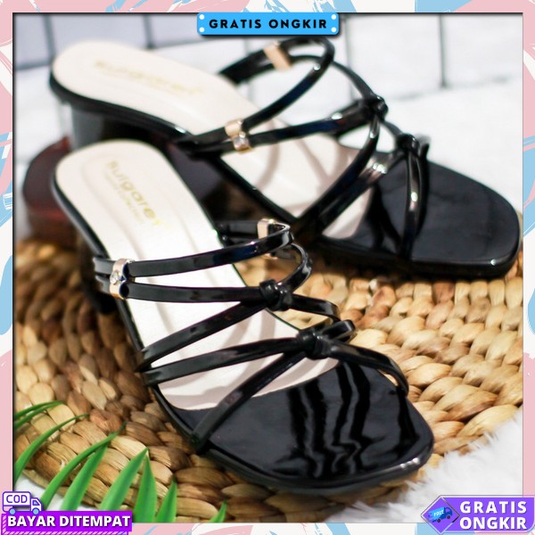 Heel Breasmaid Hell Brukat Spatu Wisuda High Heels Termurah Spatu Wanita Kaca Heels Perempuan Hak Ta