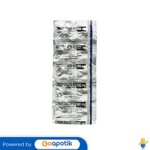 CIPROFLOXACIN HEXPHARM 500 MG STRIP 10 TABLET