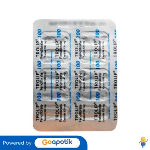 TROLIP 100 MG STRIP 10 KAPSUL