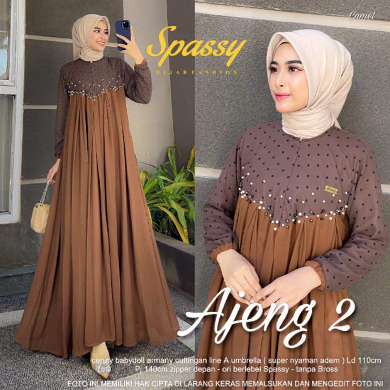 dress wanita ajeng maxy 2 by Spassy