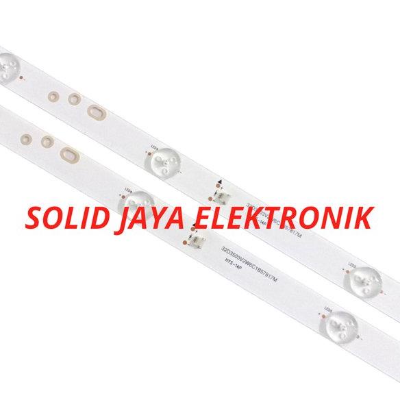 BACKLIGHT TV LED AQUA 32 INC LE 32AQT1000 LE32AQT1000 LE-32AQT1000 LAMPU BL 32AQT 1000 6K 6LED KANCI