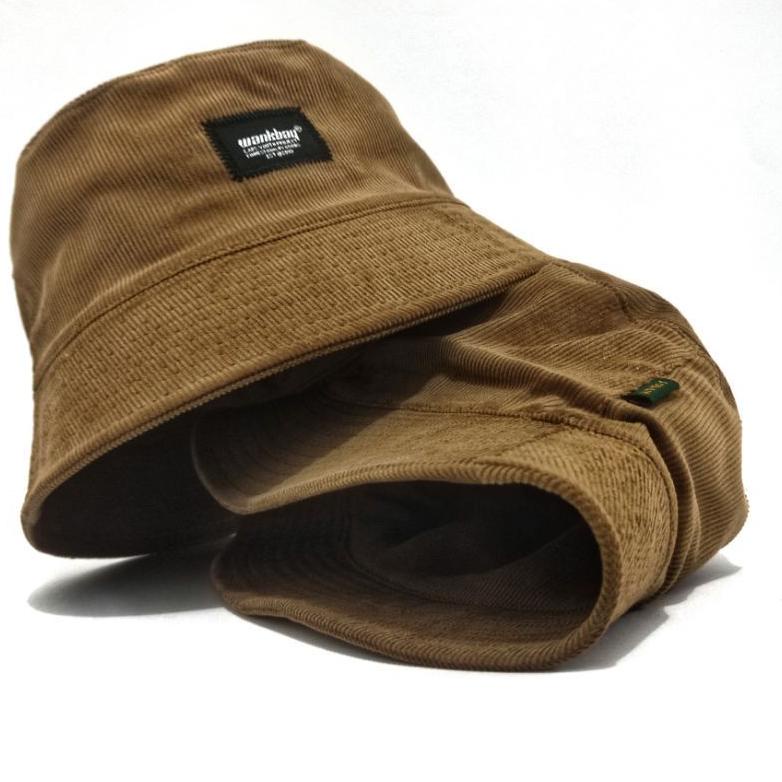Terlaris Topi Bucket Distro/ Bucket Hat Kourduroy Branded