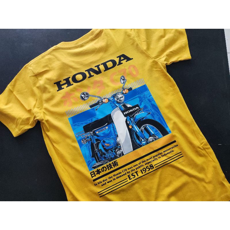 Kaos Motor Klasik Honda C70 klasik Kaos Motor C70 klasik retro