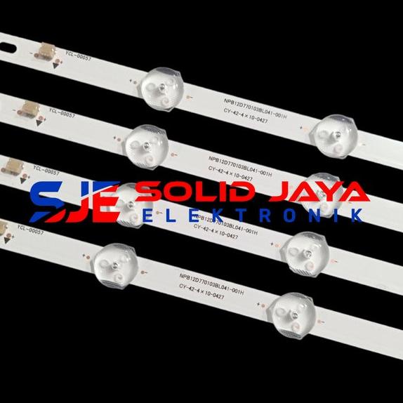 BACKLIGHT TV AKARI 42 43 INC LE 4399T2SB 4289T2 43P88 LE4399T2SB LE4289T2 LE43P88 LAMPU BL 10K LE-43