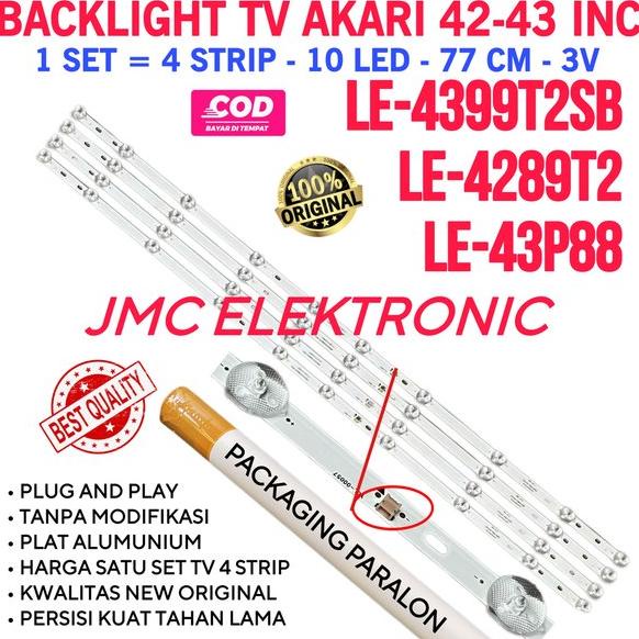 BACKLIGHT TV LED AKARI LE-4399T2SB LE-43P88 LE-4289T2 LE4399T2SB LE43P88 LE4289T2