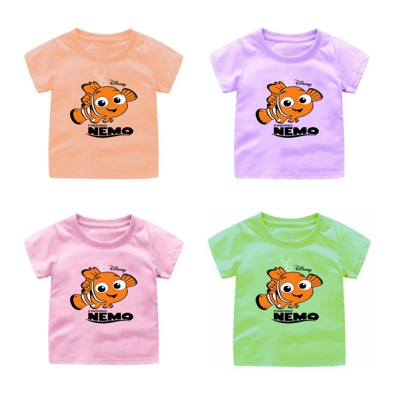 Baju Kaos Anak usia 1-12Tahun FINDING NEMO