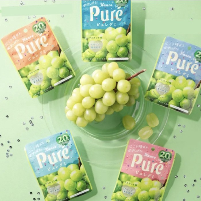 

Pure Gummy Muscat 56g Japan Premium