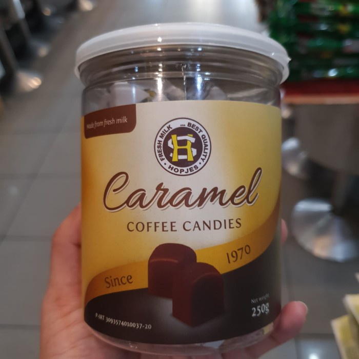 

permen hopjes caramel coffee candy 250 g permen jadoel