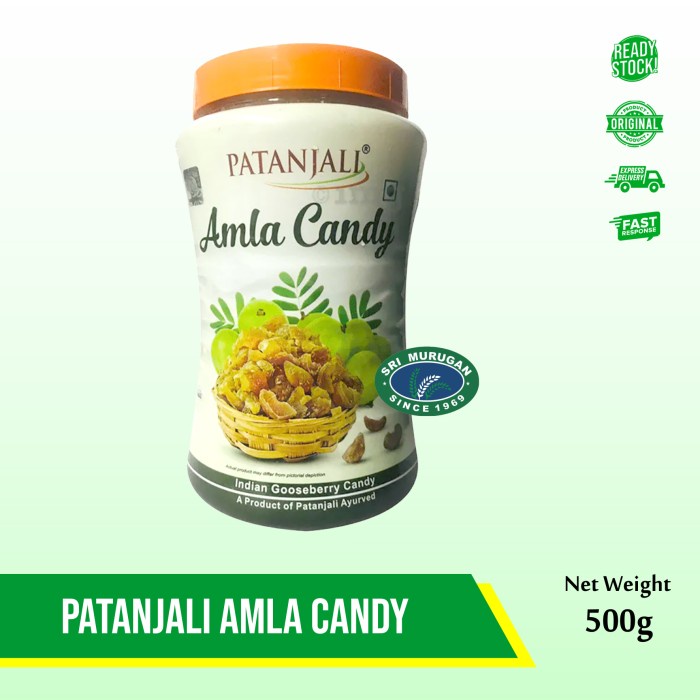 

PATANJALI AMLA CANDY 500G