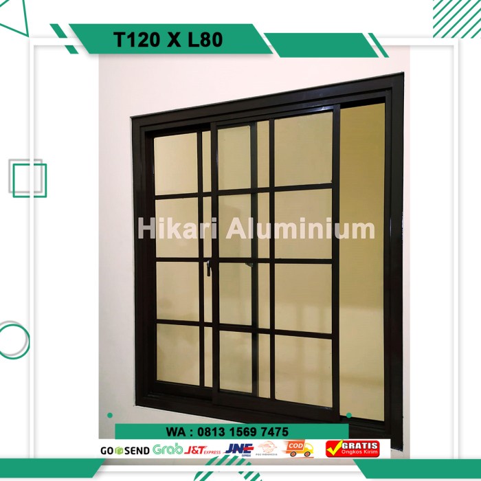 Terlaris Jendela Sliding/Jendela Geser/Sliding Window