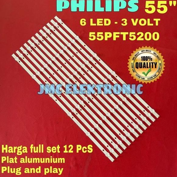 Backlight tv Philips 55PFT5200 lampu led tv Philips 55PFT5200