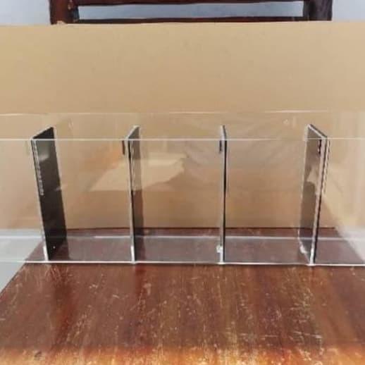 Soliter Cupang Acrylic / Akrilik Sekat Aquarium 5 Kamar 2Mm Custom