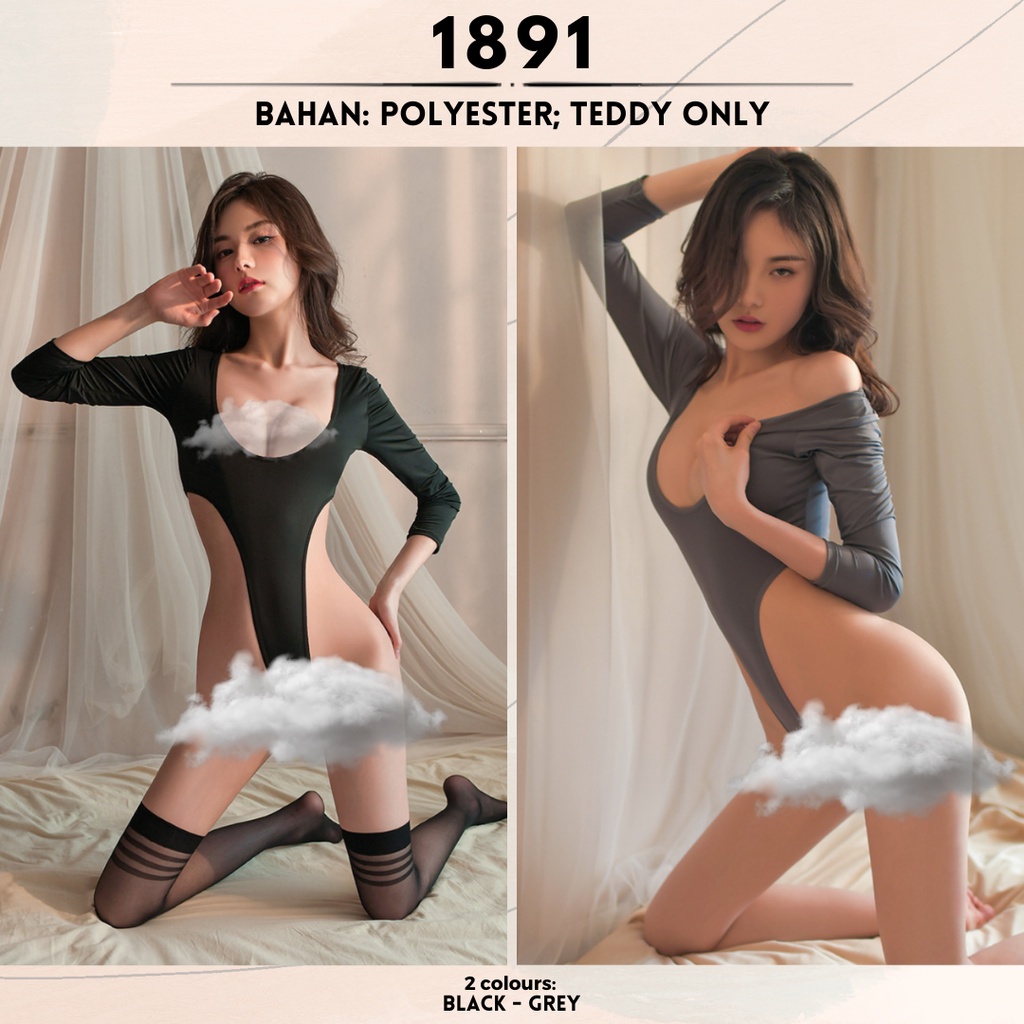 BL1891 Adriana Teddy Leotard Sexy Model Lingerie / Sexy Transparent Teddy