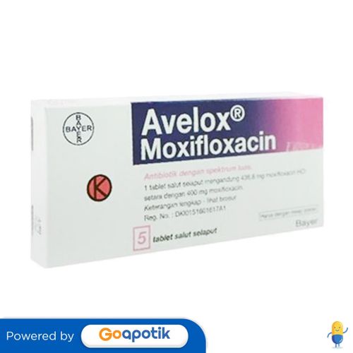 AVELOX 400 MG BOX 5 TABLET