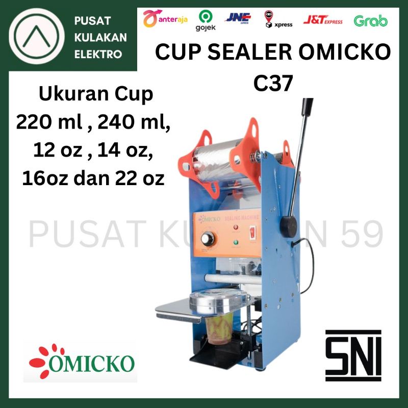 Mesin Cup Sealer Omicko C37/C39 / Alat Press Cup Omicko C37/C39 22 OZ