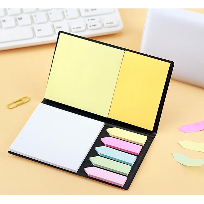 

Sticky Notes Kombinasi White Leather