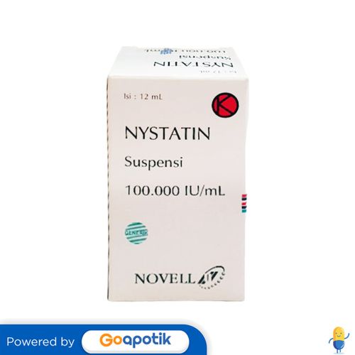 NYSTATIN NOVEL 100000 IU/ML SUSPENSI 12 ML