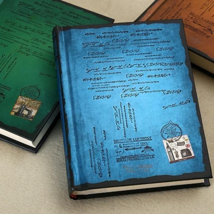 

Buku Catatan Agenda Kerja A6 Hardcover Retro