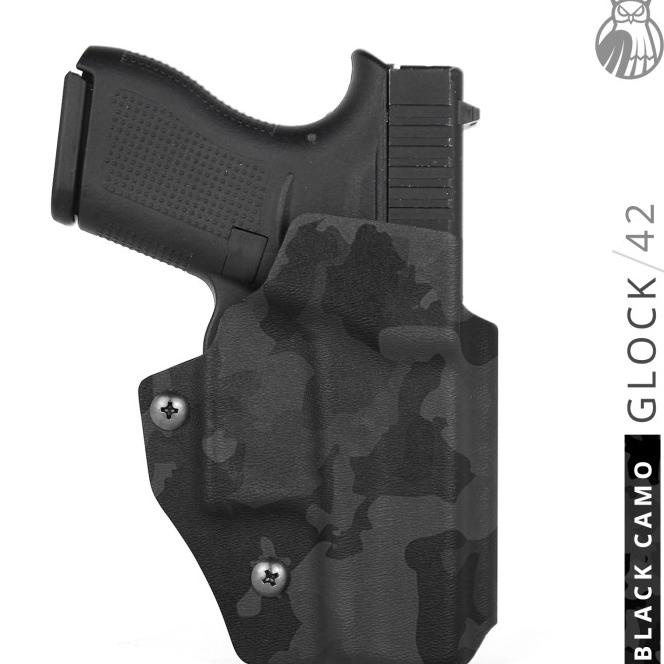 Kydex Holster Glock 42 Owb G42 Black Camo Pax Dynamics