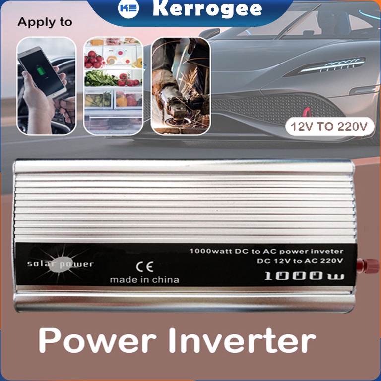 Modis.. Power Inverter 1000 Watt / Inverter 1000W DC To AC Car Power Converter Universal Inverter Mo