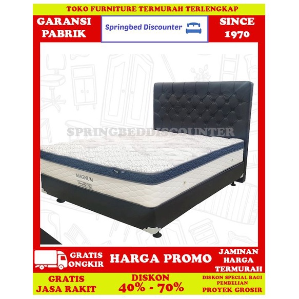 Springbed Spring Bed Kasur Elite Serenity Magnum Plushtop 180x200 Set