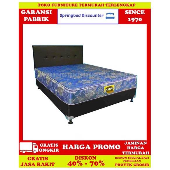 Springbed Spring Bed Kasur Javaland New Panda 160x200 Komplit Set