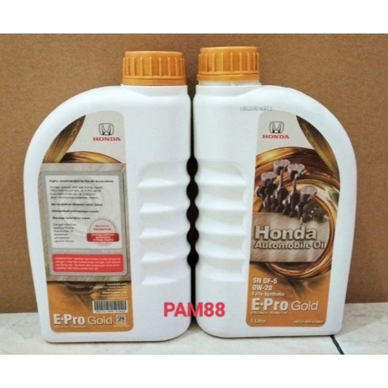 Oli Honda E-Pro gold..1 liter..SN GF-5 OW - 20