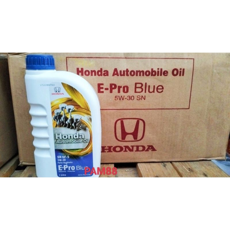 Oli Honda E-PRO blue..1 liter ( 1 dus = 24 btl  )