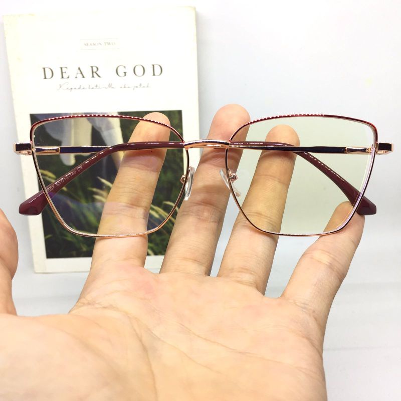 Kacamata Baca 80007 +1.00 sd +3.00 Kacamata Baca Cewek Model Cat eye