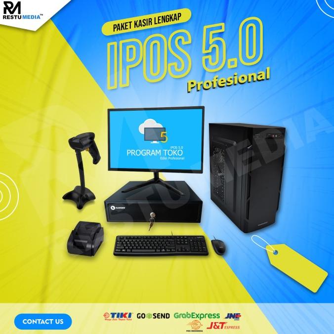 Paket Komputer Kasir Full Set | Progam Kasir | Ipos 5 Pro