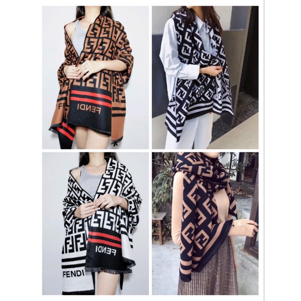 COD SYAL &amp; SCARF WINTER CHRISTHINA BAHAN CASHMIRE/SELENDANG WANITA MUSIM DINGIN