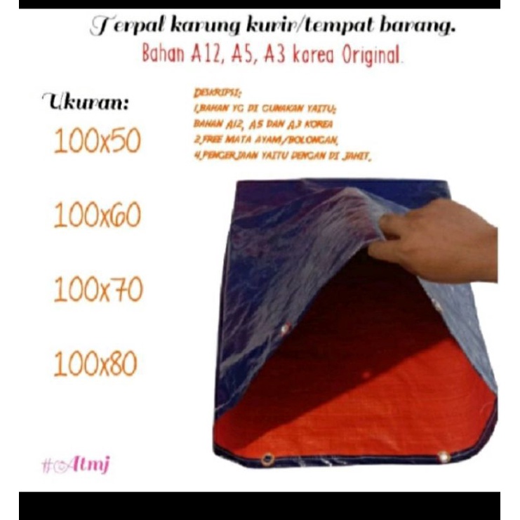 Terpal Karung 70×100 karung Kurir karung anti air
