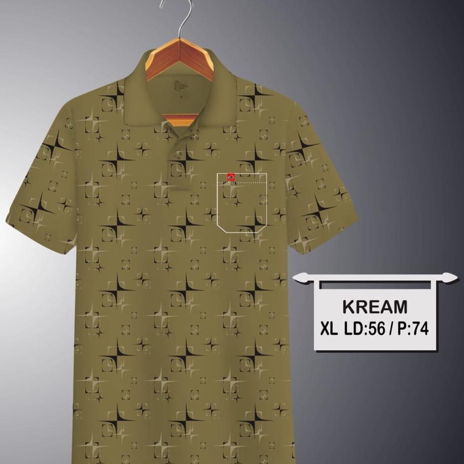 [KODE KJGNB] Sonclothing - Kaos kerah pria | kaos korea pria saku dewasa motip batik | kaos polo shi