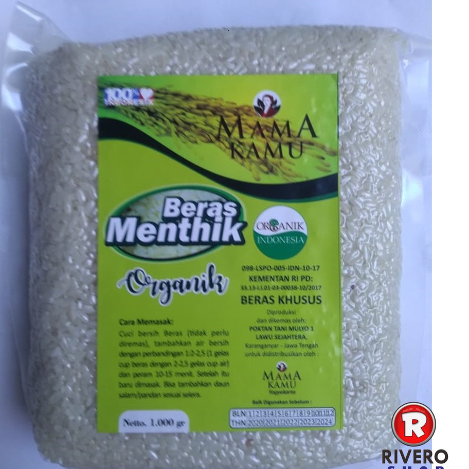 

⚡TOK SIAP 【COD Beras Menthik Putih Organik Mama Kamu 1 Kg