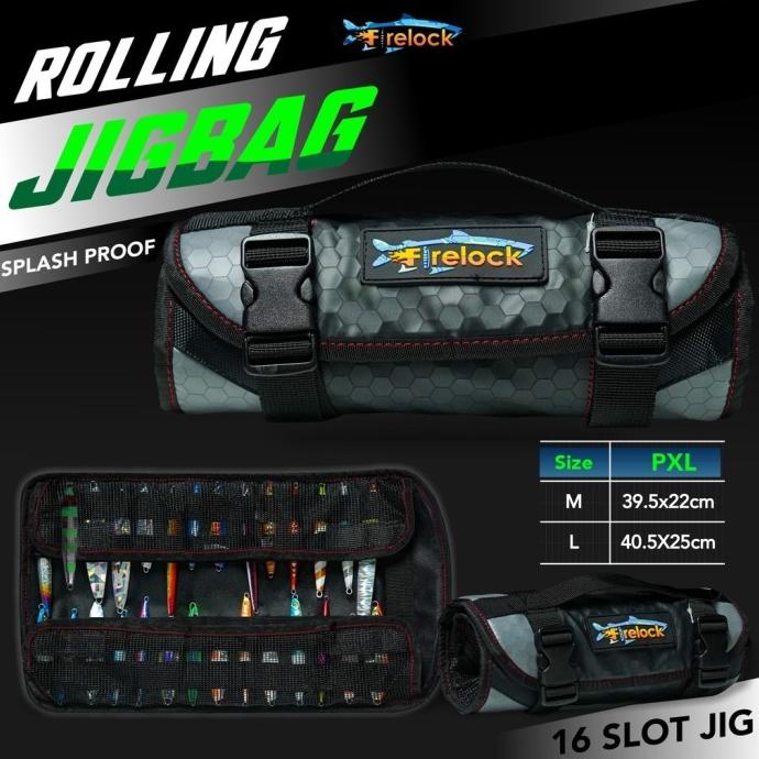 FIRELOCK ROLLING JIG BAG | TAS METAL JIG | TEMPAT METAL JIG