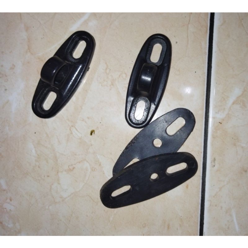 dudukan spion tomok dudukan spion R15 R25 ninja lengkap dengan karet dan dudukan